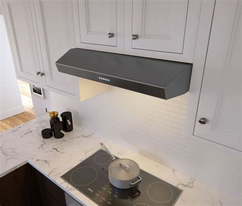 zephyr breeze ii 30 under cabinet range hood black steel|zephyr under cabinet range hood.